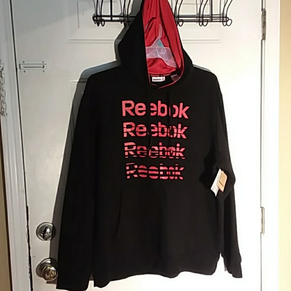 reebok red hoodie